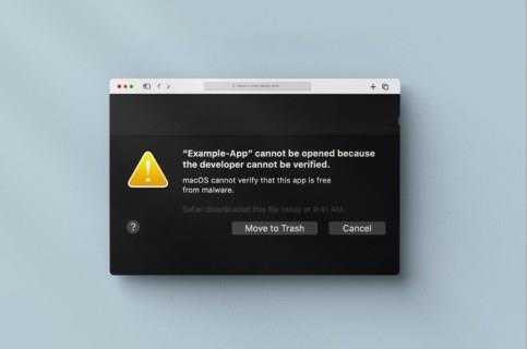 Cómo arreglar una aplicación que no se puede abrir porque el desarrollador no se puede verificar