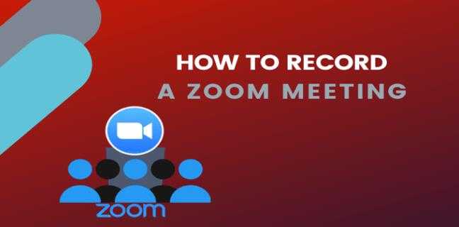 Wie man ein Meeting im Zoom aufzeichnet