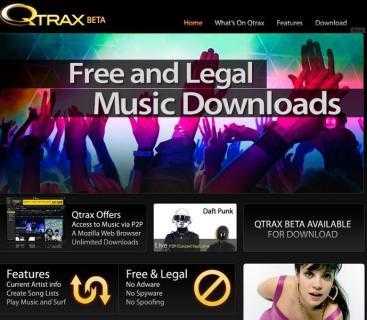 QTrax registra el primer sello de música importante